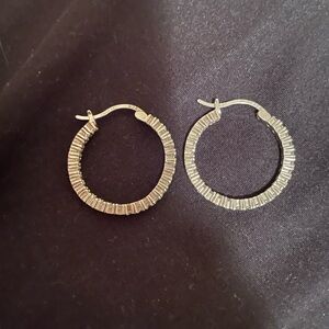 .925 sterling silver hoop earrings